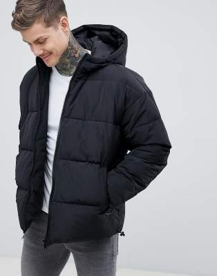 asos design puffer jacket