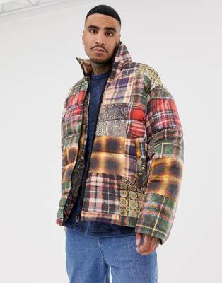 polo patchwork puffer jacket