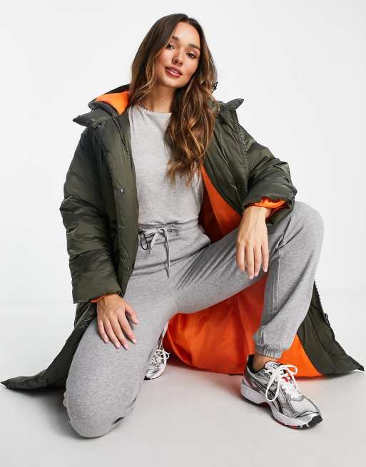 Asos on sale khaki parka