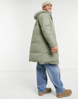 asos green parka