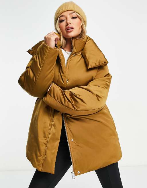 Asos hotsell orange coat