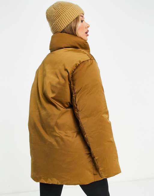 Asos on sale mustard coat