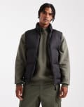 [ASOS DESIGN] ASOS DESIGN puffer vest in black L BLACK