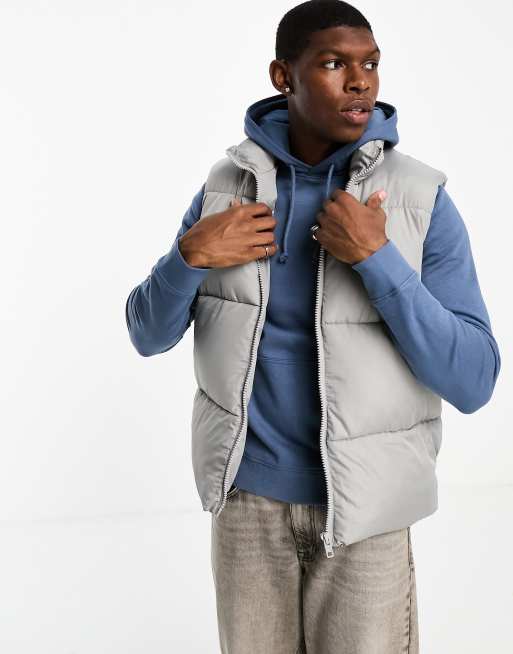 Grey hot sale bubble vest