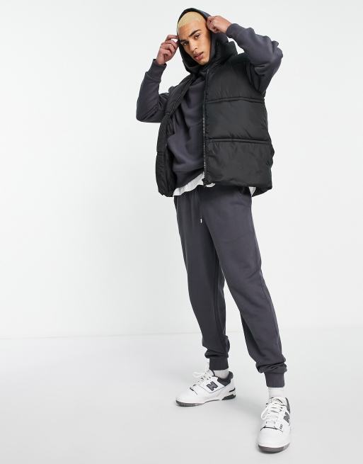 Asos black puffer on sale