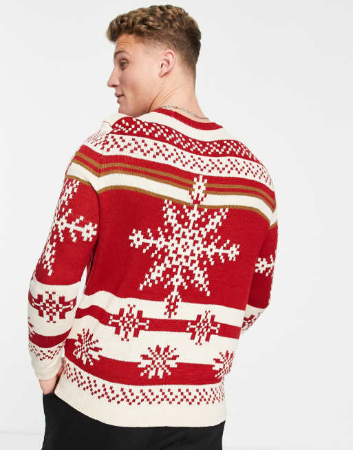 Asos pull best sale noel homme