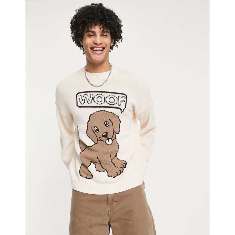 Pull avec best sale motif chien