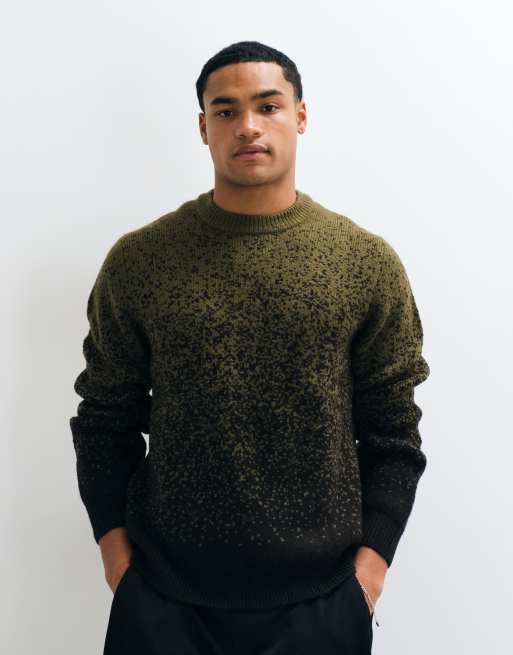 ASOS DESIGN pull en maille ample à col rond multicolore, 1 de 9