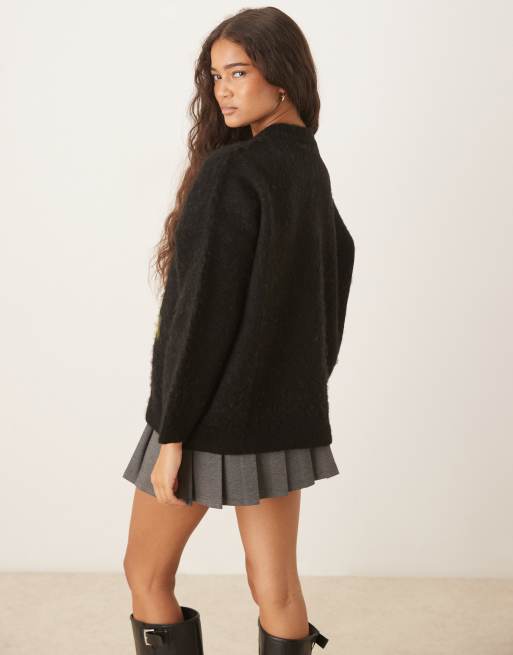 ASOS DESIGN - Pull en maille brossée à motif rayé, 3 de 4