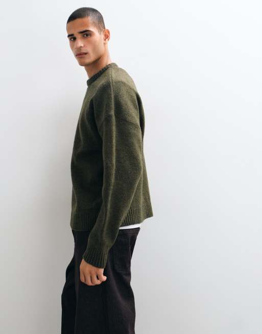 ASOS DESIGN pull en maille très oversize vert moyen, 4 de 5