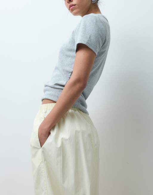 ASOS DESIGN pull-on ballonbukser i buttermilk, 4 af 5