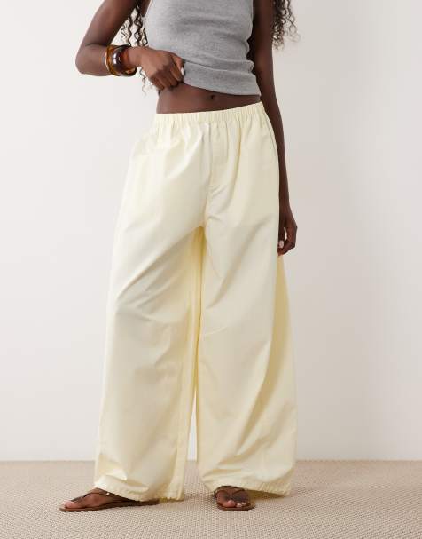 ASOS DESIGN Pull-on-Ballonhose in Buttermilk - view 1