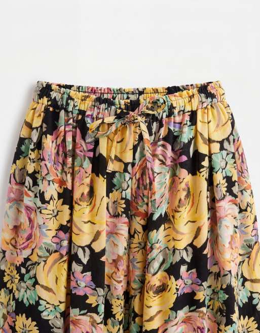 ASOS DESIGN pull on balloon trousers co-ord in floral, 8 of 9