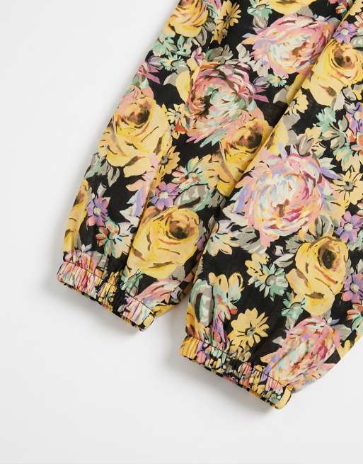 ASOS DESIGN pull on balloon trousers co-ord in floral, 9 of 9