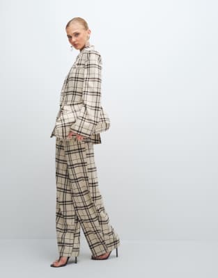 Asos Design Pull On Barrel Pants-white In White