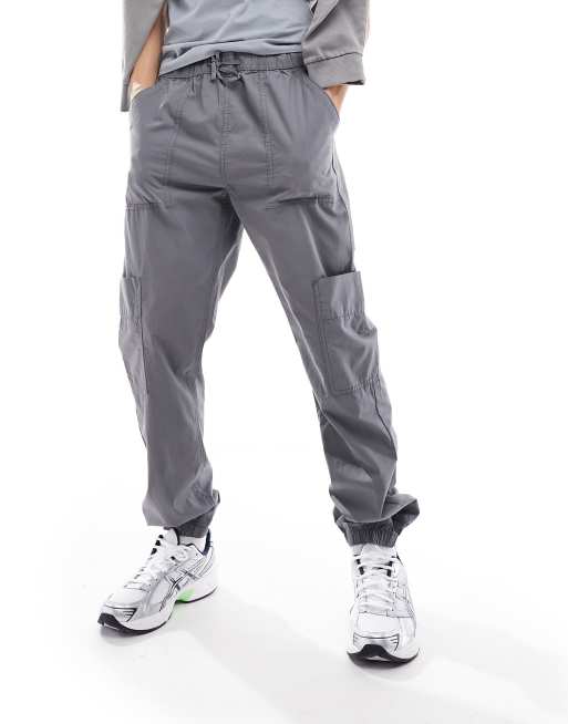 ASOS DESIGN oversized heavyweight sweatpants in gray heather