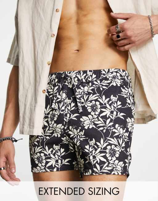 Mens floral best sale cargo shorts