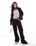 [ASOS DESIGN] ASOS DESIGN pull on drawstring pants in black XS Black