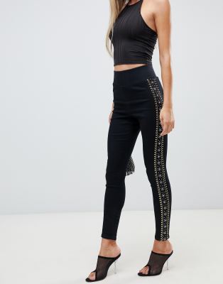 high waisted pull on jeggings