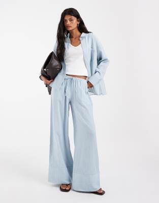 Asos Design Pull-on Pants In Multi