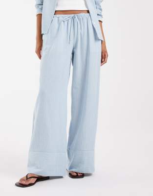 Asos Design Pull-on Pants In Multi