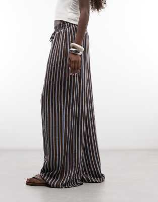 Asos Design Pull On Pants In Multi