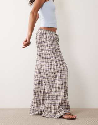 Asos Design Pull On Pants In Multi