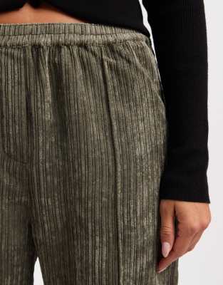 Asos Design Pull On Pants In Green