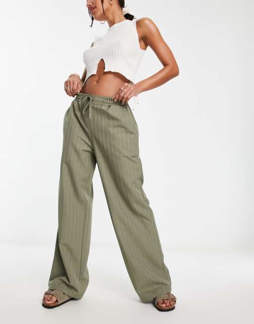 Khaki pants deals with stripe