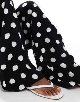 Asos Design Pull On Pants In Black