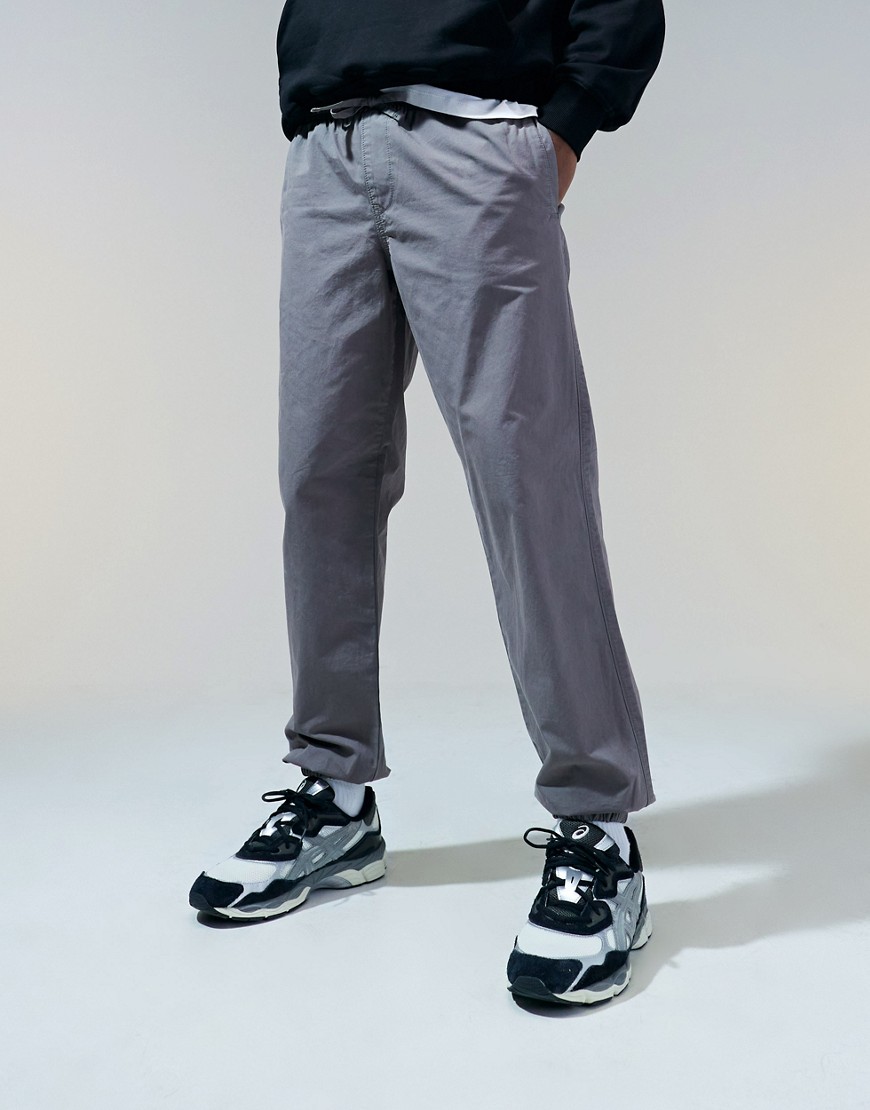 pull on pants in washed gray