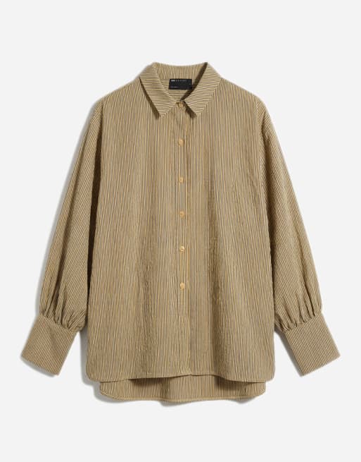 ASOS DESIGN pull on pants in yellow stripes, 6 of 11