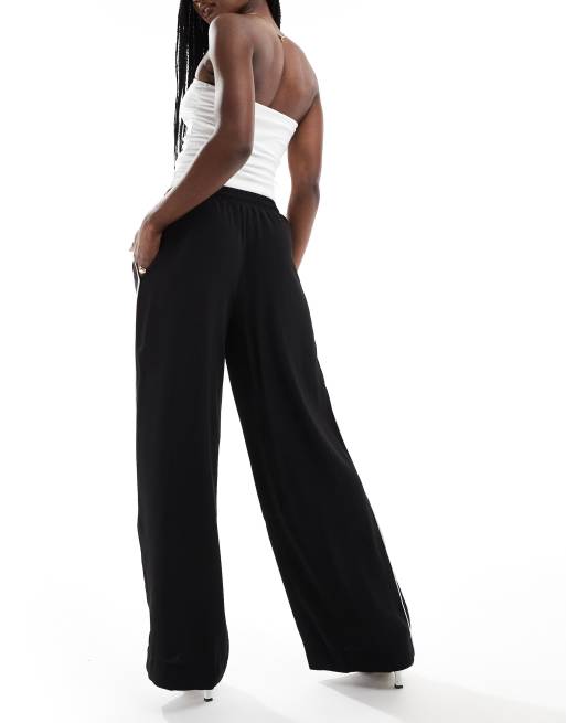 aclent2way piping slacks pants