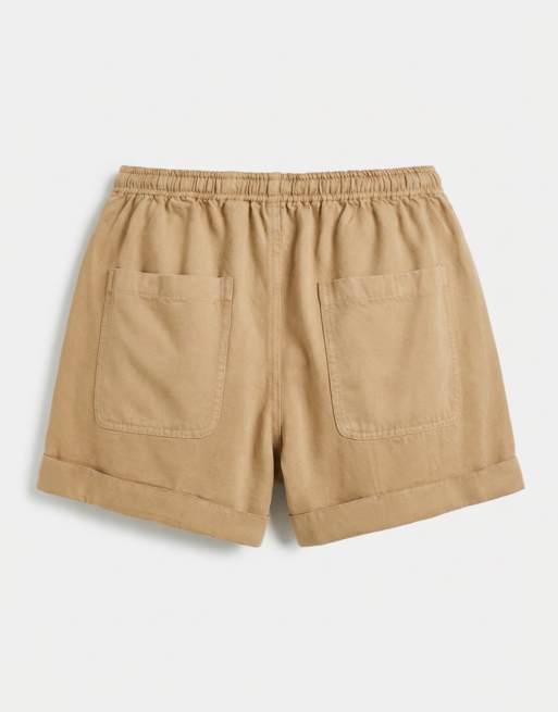 ASOS DESIGN pull on short in tan, 8 of 9