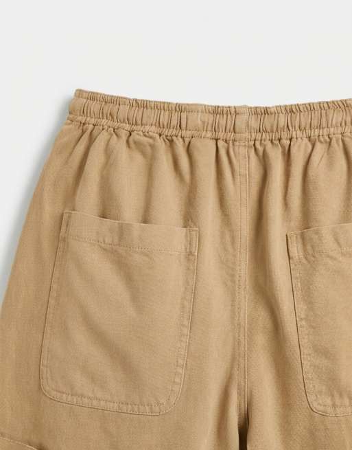 ASOS DESIGN pull on short in tan, 9 of 9