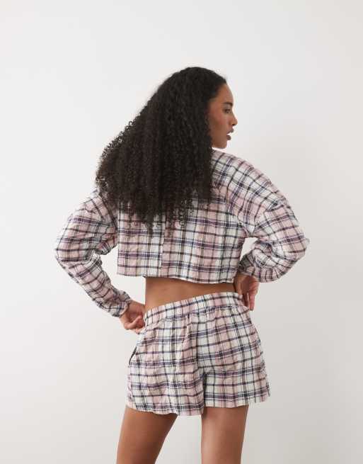ASOS DESIGN pull-on-shorts i pink tern, 4 af 5