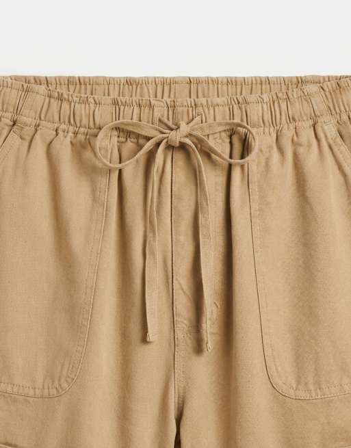 ASOS DESIGN pull-on shorts i tan, 7 af 7