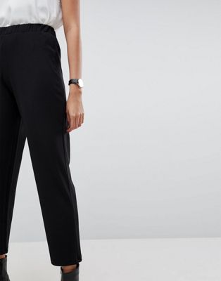 pull on jersey trousers