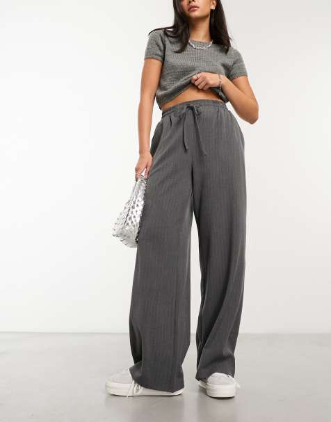 Cotton On bootleg pants in grey