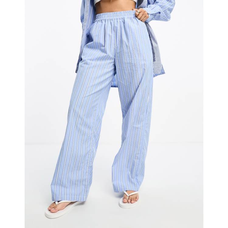 Striped store pants asos