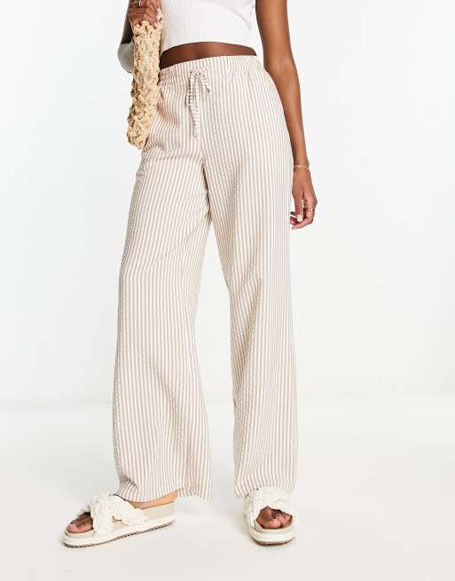 Asos stripe trousers sale