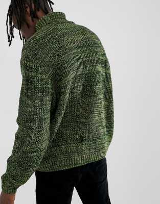 Asos Côtelée Oversize Vert DesignPull Maille En eCxdorB