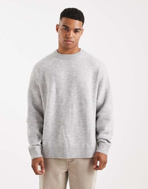 ASOS DESIGN - Pull oversize en maille - Gris - view 1