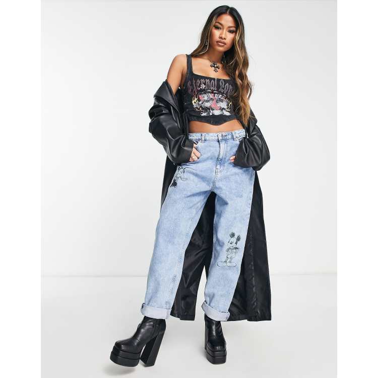 Mickey jeans hot sale womens