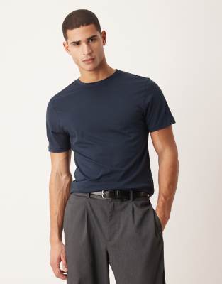 Asos Design Premium Supima® Cotton Crew Neck T-shirt In Multi