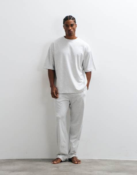 ASOS DESIGN pyjama set in grey  - view 1