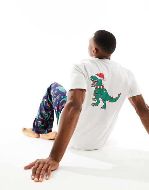 ASOS DESIGN christmas lounge pyjama bottoms with The Grinch print