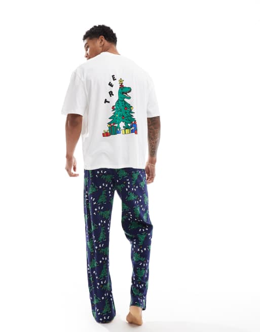 Christmas tree rex pajamas hotsell