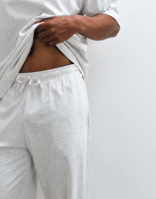 ASOS DESIGN pyjamassæt i grå, 4 af 4