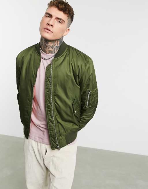 Asos bomber cheap